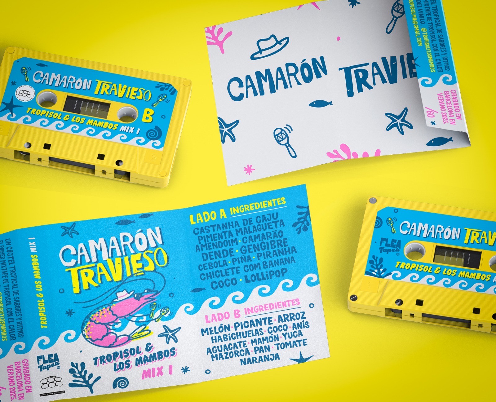 Tropisol presenta Camarón Travieso bodegon